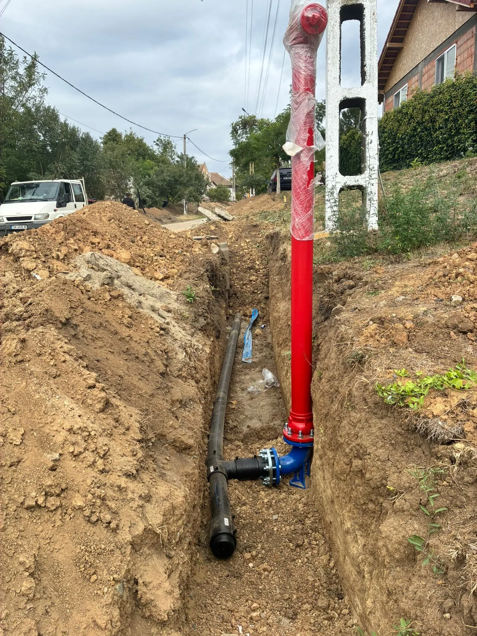 Refacerea terenului după execuția lucrării de branșament